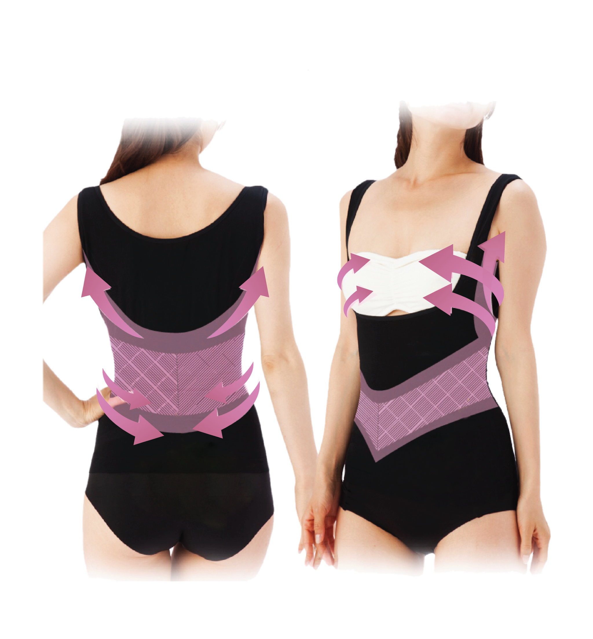 Kokokyutto Compression Suit (Leggings + Inner) Black (Twin Pack)