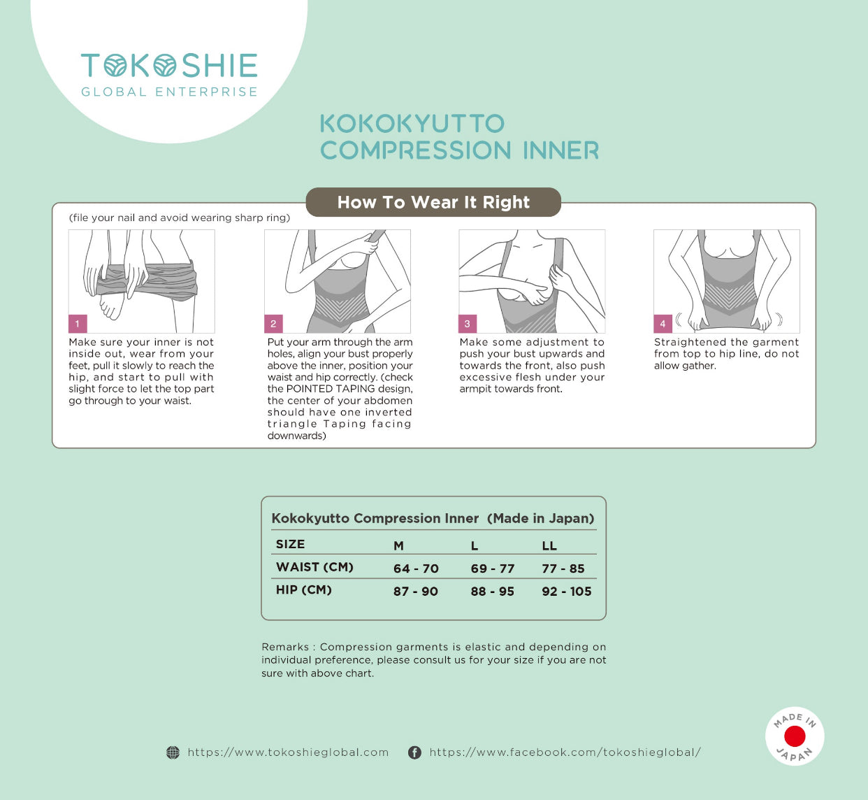 Kokokyutto Compression Leggings Twin Pack (Unisex) - Black – Tokoshie  Global Enterprise